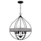 Quoizel Tansy 4-Light Matte Black Pendant QP5339MBK - alternate 1